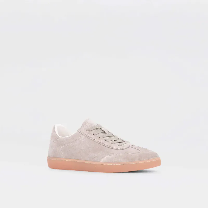 Chisel - lys gråbeige sneakers til herre i semsket skinn