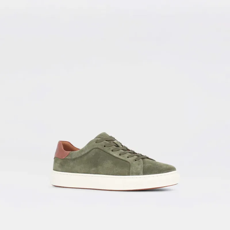 Candy - grønne sneakers til herre i semsket skinn