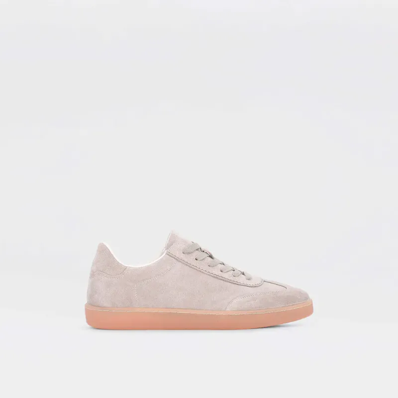 Chisel - lys gråbeige sneakers til herre i semsket skinn