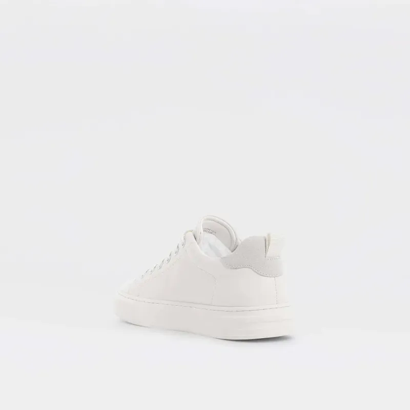Legend - hvite sneakers til herre i skinn