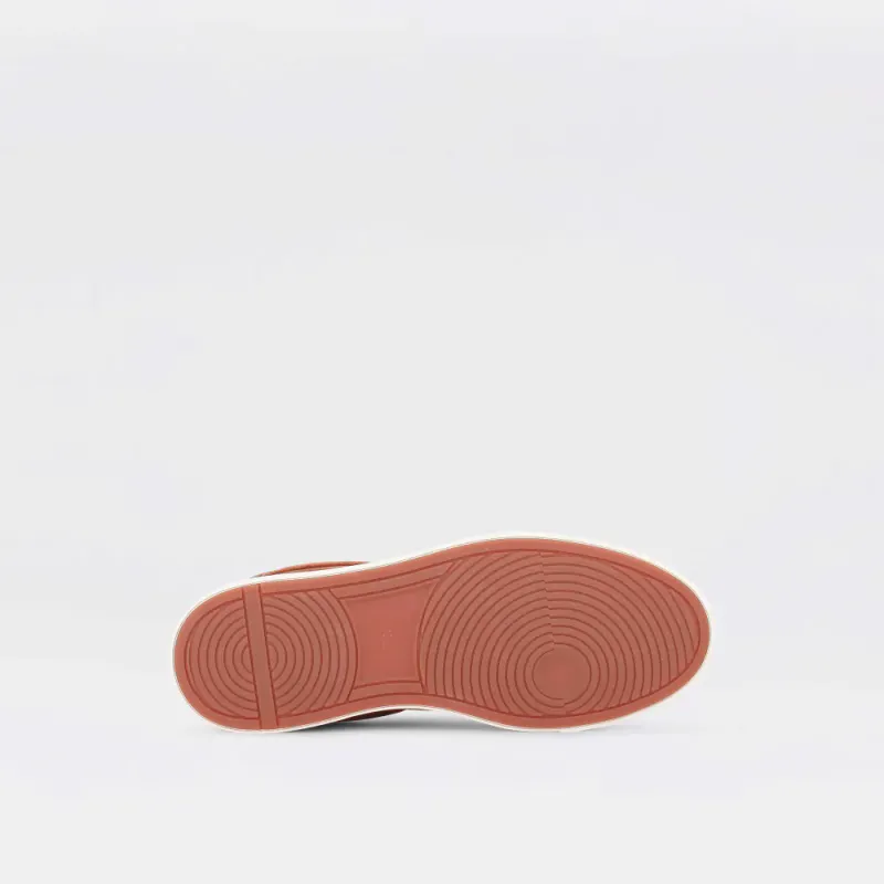 Candy - camelbrune sneakers til herre i semsket skinn